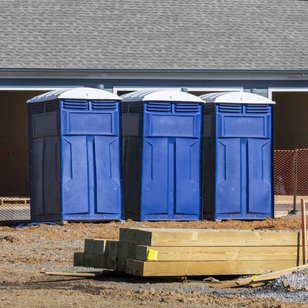 can i customize the exterior of the porta potties with my event logo or branding in Van Vleck TX